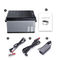 Durable Mini Car Refrigerator With Tempered Glass And Steel Housing
